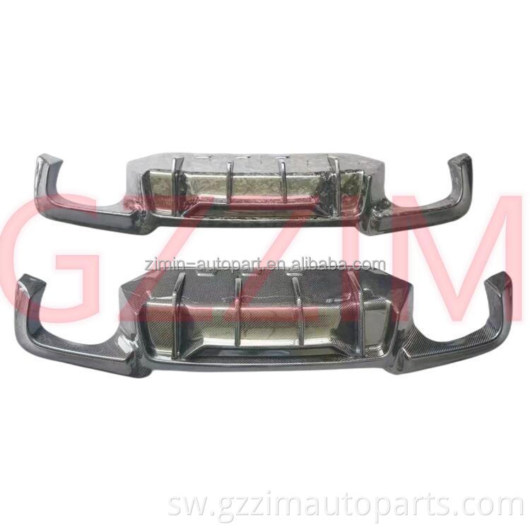 Vifaa vya gari vya gari sehemu za nyuma nyuma bumper mdomo diffuser kwa b m w 5 series f10 r nyuma diffuser